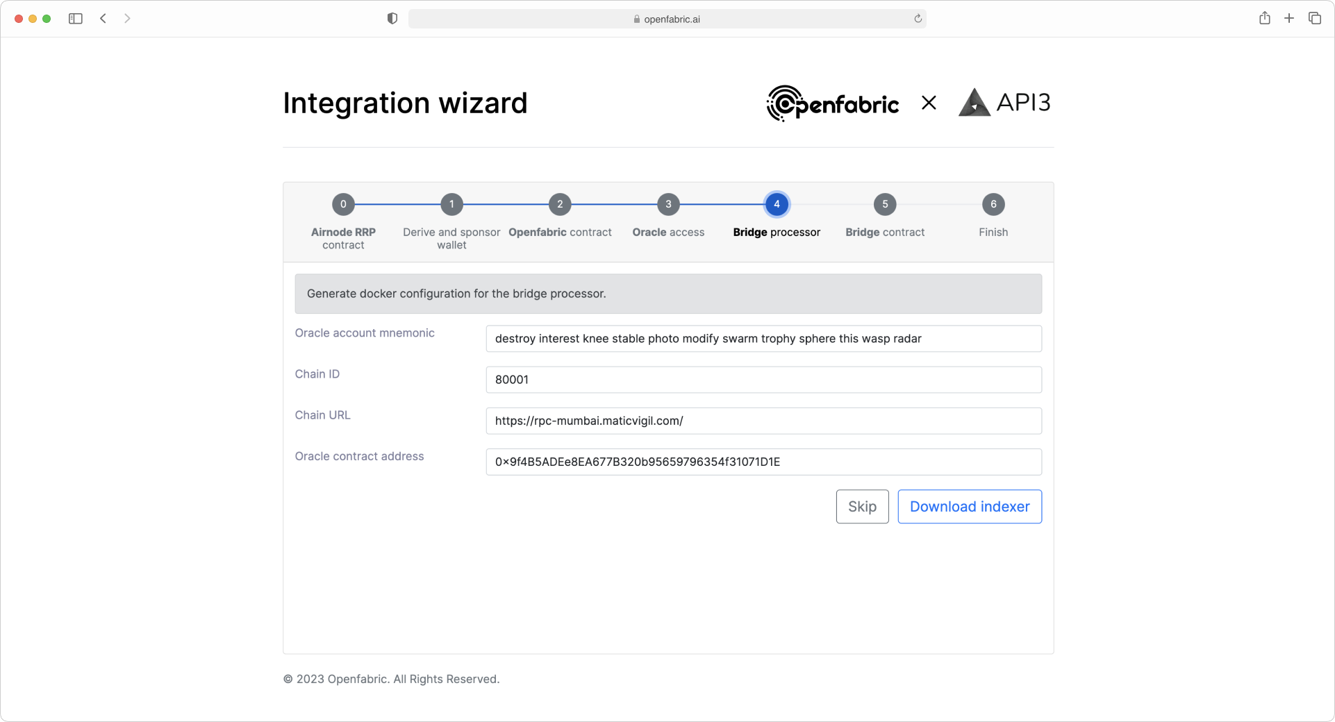 Airnode - Docker config